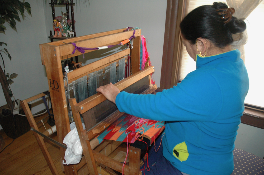 Jahar Ghalley, Bhutanese Back Strap Weaver, 2015