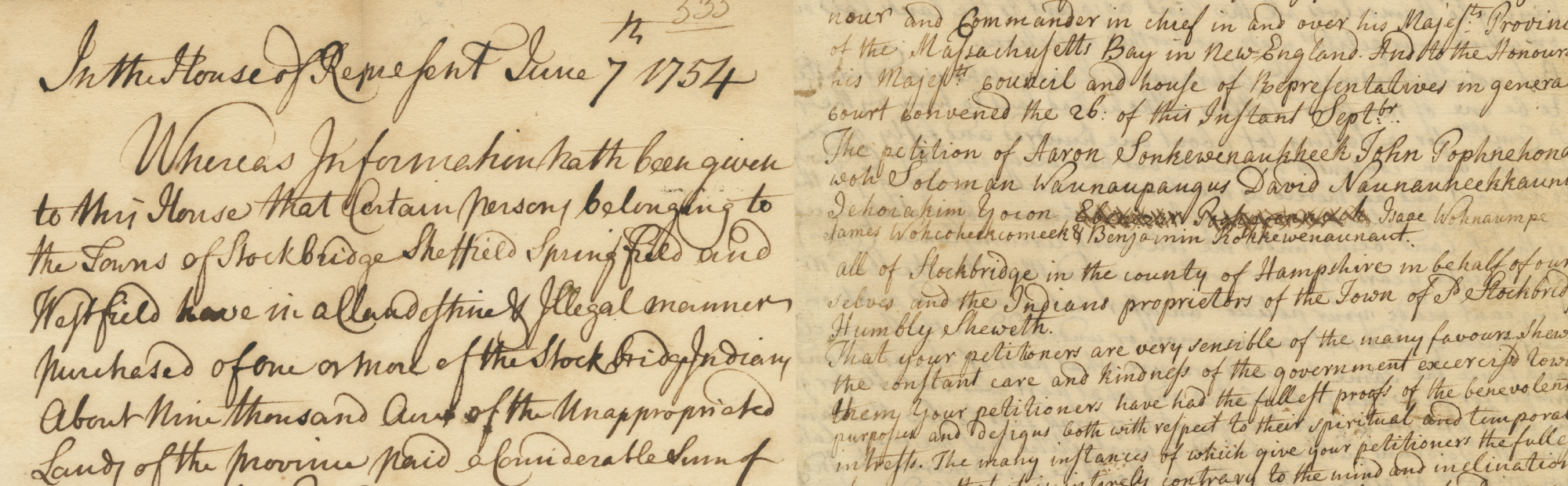 Images from exhibit entitled Proprietorship and Agency in the Stockbridge Tribe