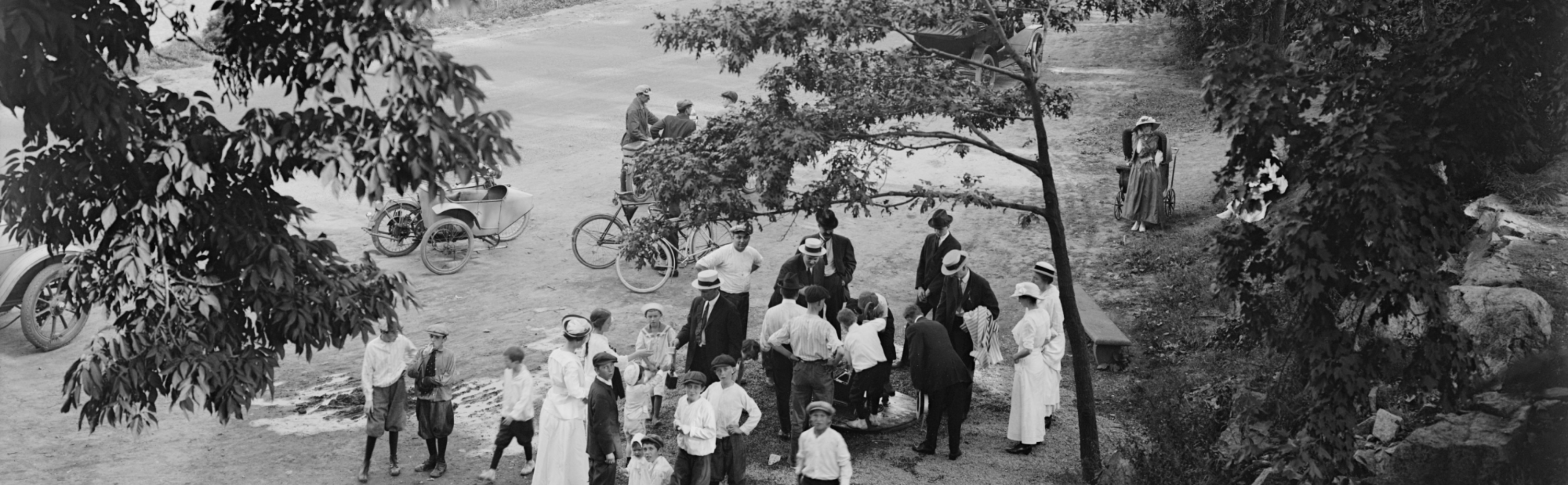 Spot Pond Reservoir, Vicinity of Spring at Porter Cove, Stoneham, Mass., Aug. 27, 1916