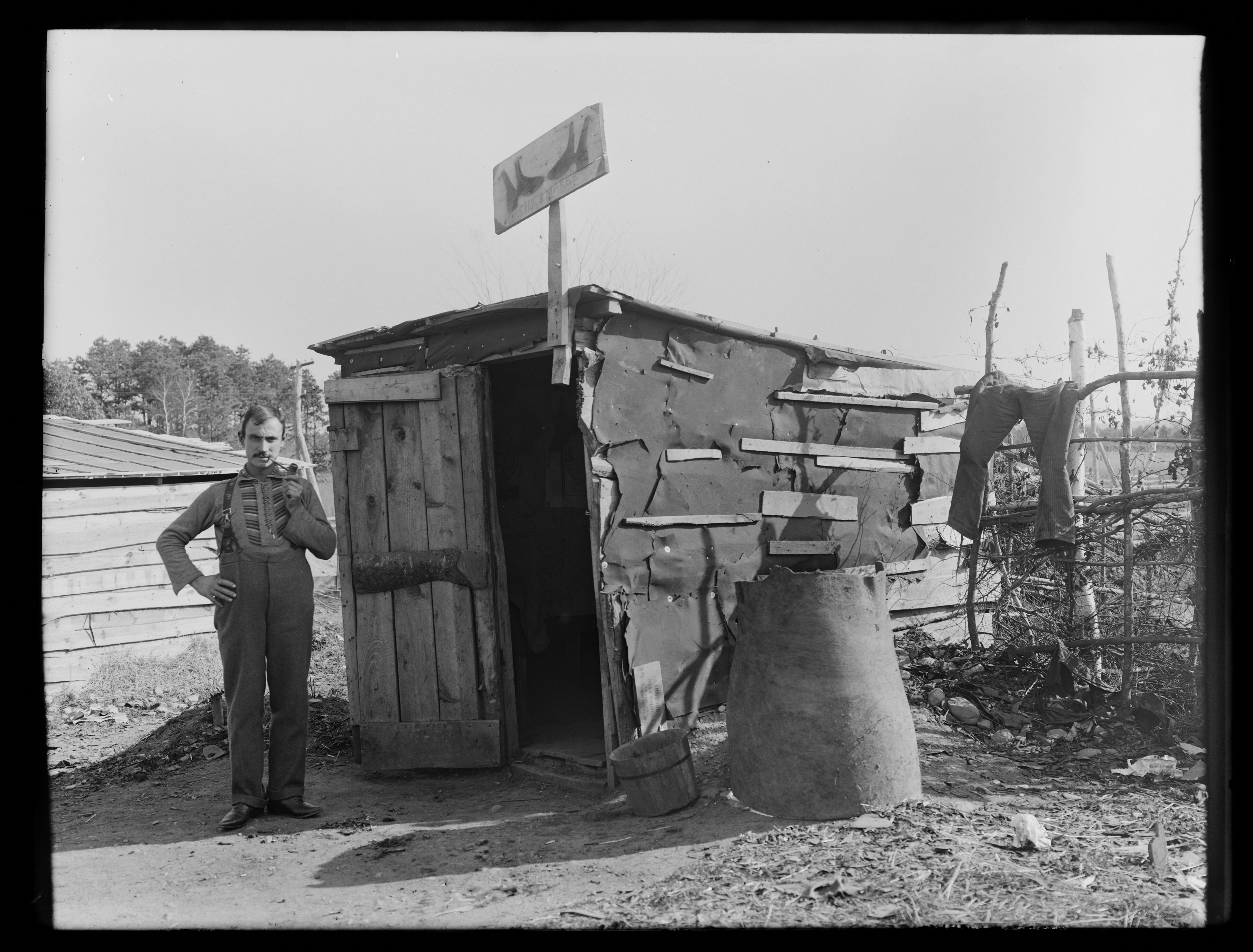 Wachusett Aqueduct, Italian Camp, Shoemaker, Berlin, Mass., Oct. 21, 1897