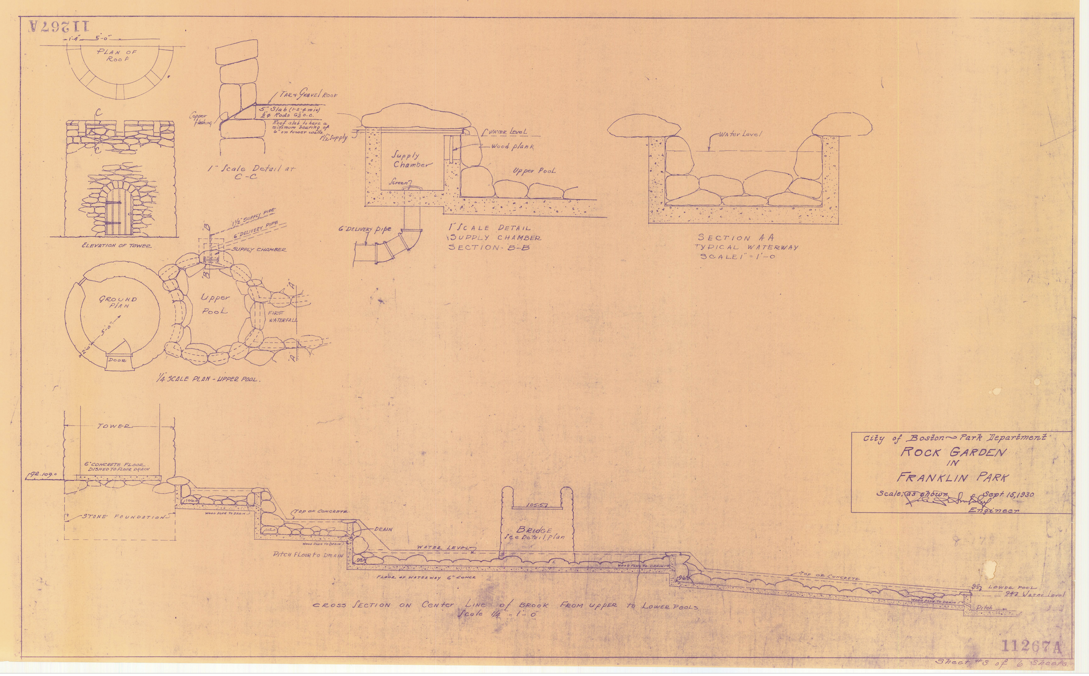 Rock Garden at Franklin Park, Sheet 3